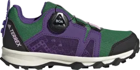 Adidas LEGO x Terrex Agravic BOA J 'Green Sharp Purple' sneakers, green