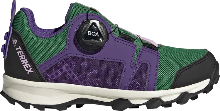 Adidas LEGO x Terrex Agravic BOA J 'Green Sharp Purple' sneakers, green