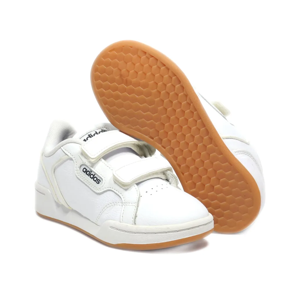 Adidas Neo Roguera Sneakers Leather White Colour For Kids