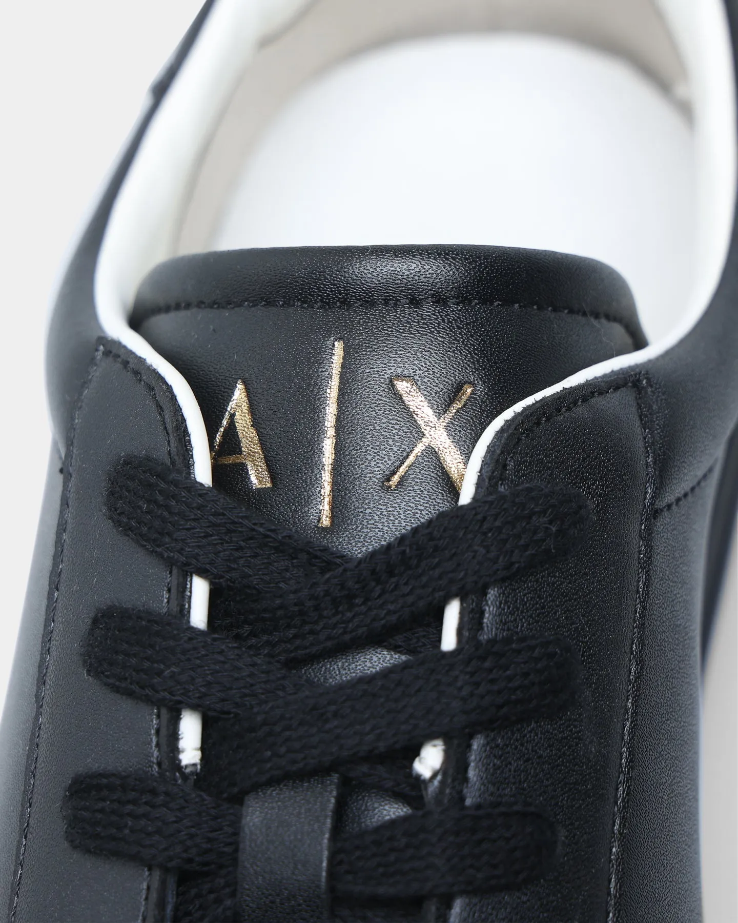 Armani Exchange Paris Low Top Sneakers Black/Black