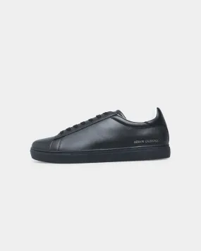 Armani Exchange Paris Low Top Sneakers Black/Black