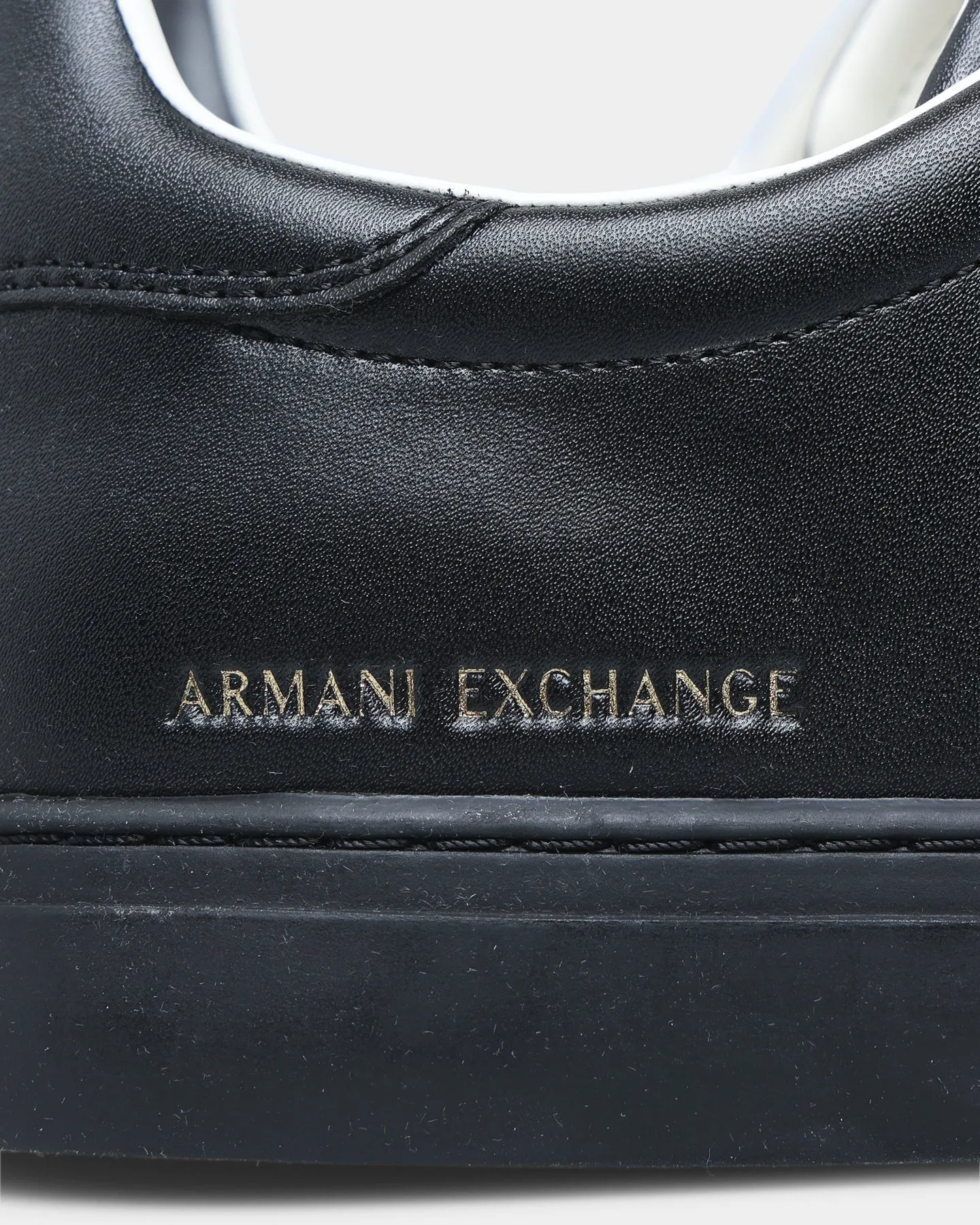 Armani Exchange Paris Low Top Sneakers Black/Black