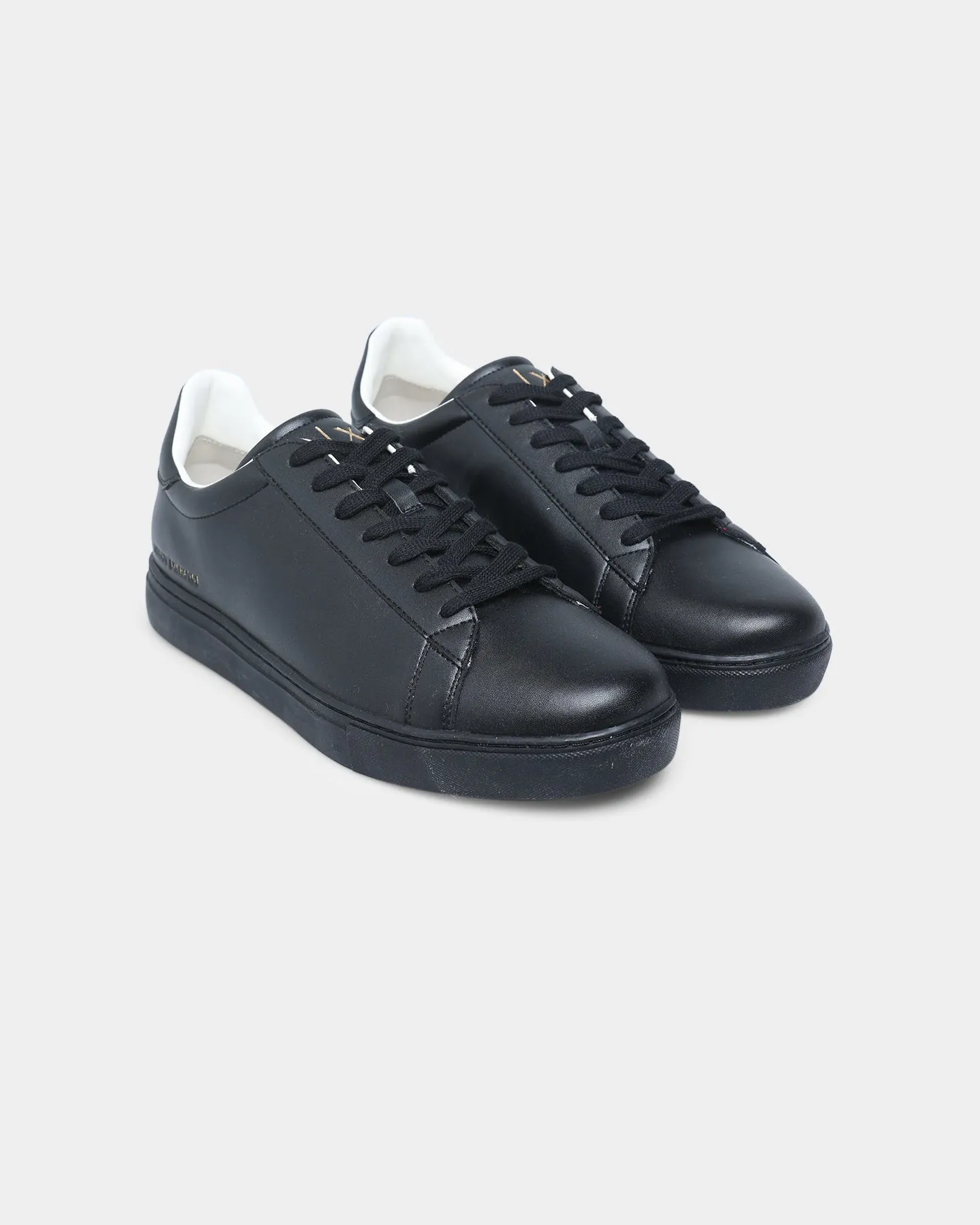 Armani Exchange Paris Low Top Sneakers Black/Black