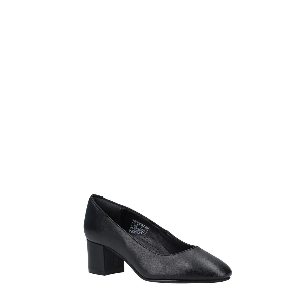 Black Anna Court Shoes