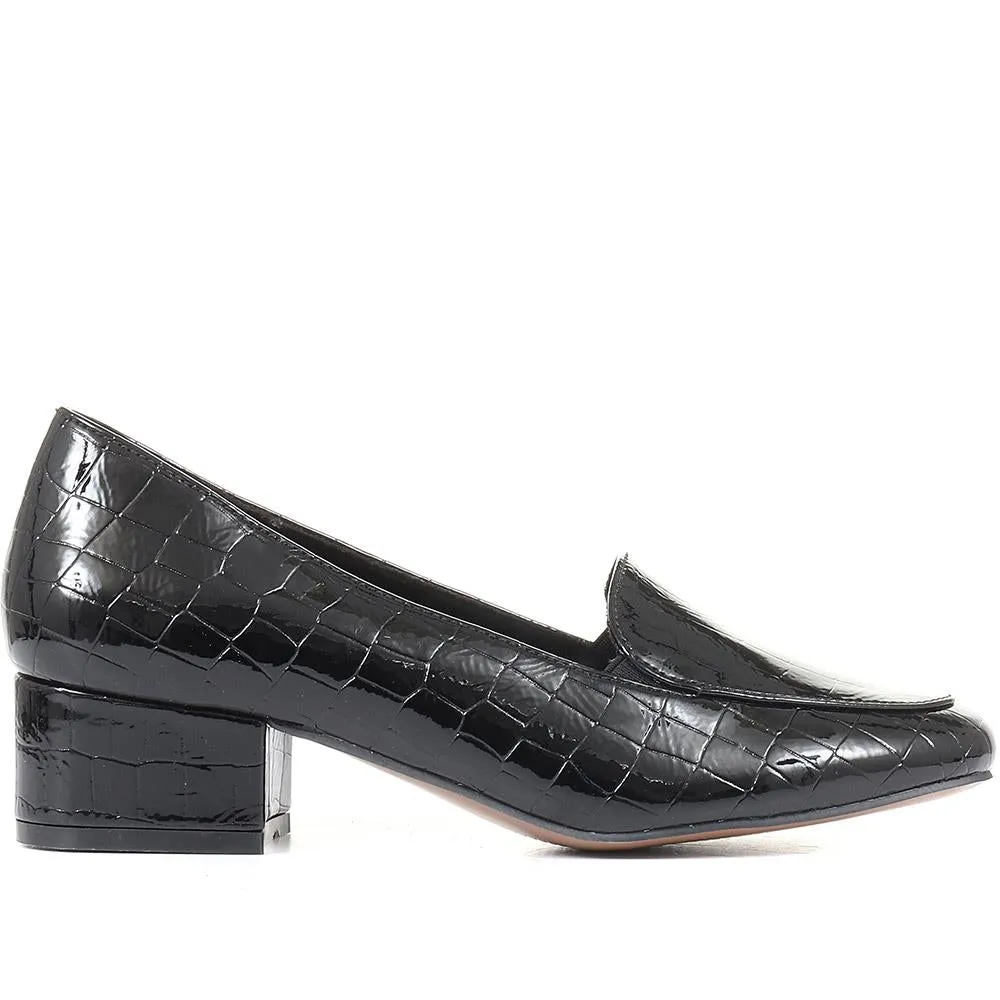 Block Heeled Court Shoes - WBINS34131 / 320 561