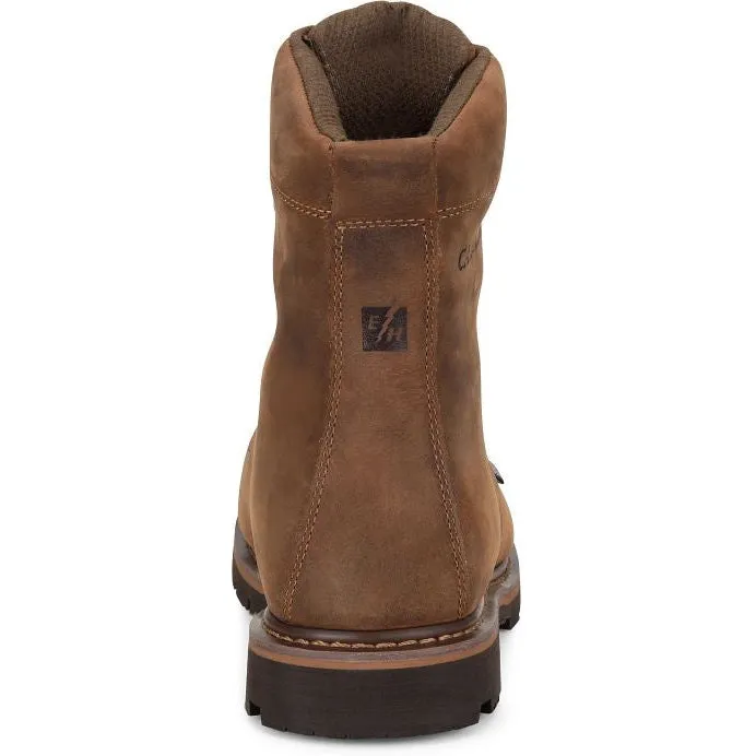 Carolina Men's Installer 8" Soft Toe WP Work Boot -Brown- CA3057