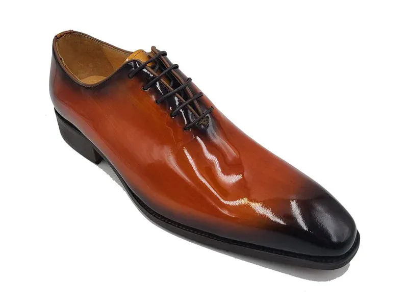 Carrucci Cognac Patent Leather Oxford Fashion Design Style No: KS503-101P