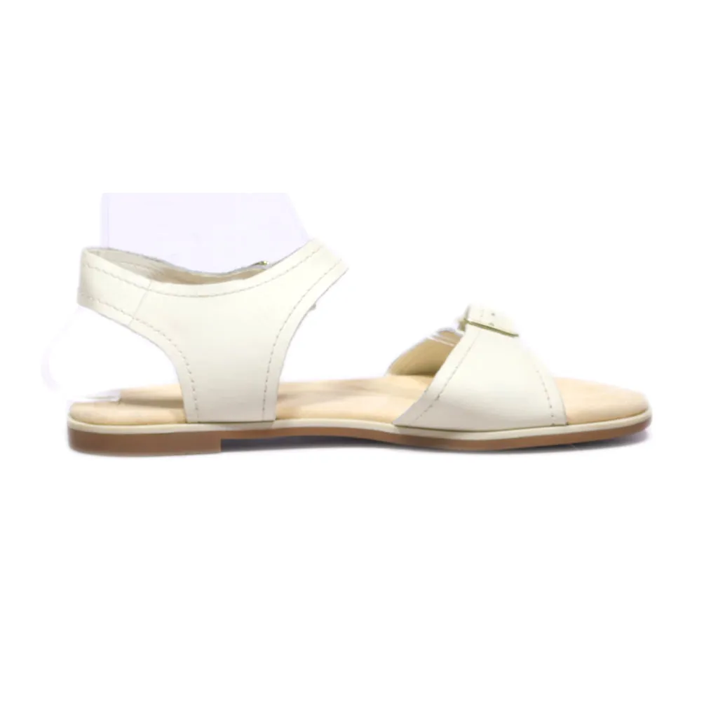 Clarks 15807 Flat Sandals Leather Beige Colour For Women