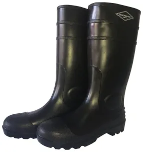 Diamondback L-G06B9 Knee Boots, 9, Black, PVC Upper, Slip on Boots Closure :PR: QUANTITY: 1