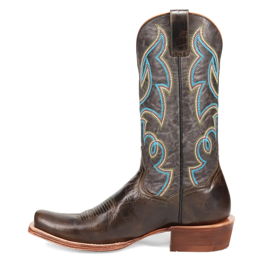 Freeman Embroidered Square Toe Cowboy Boots