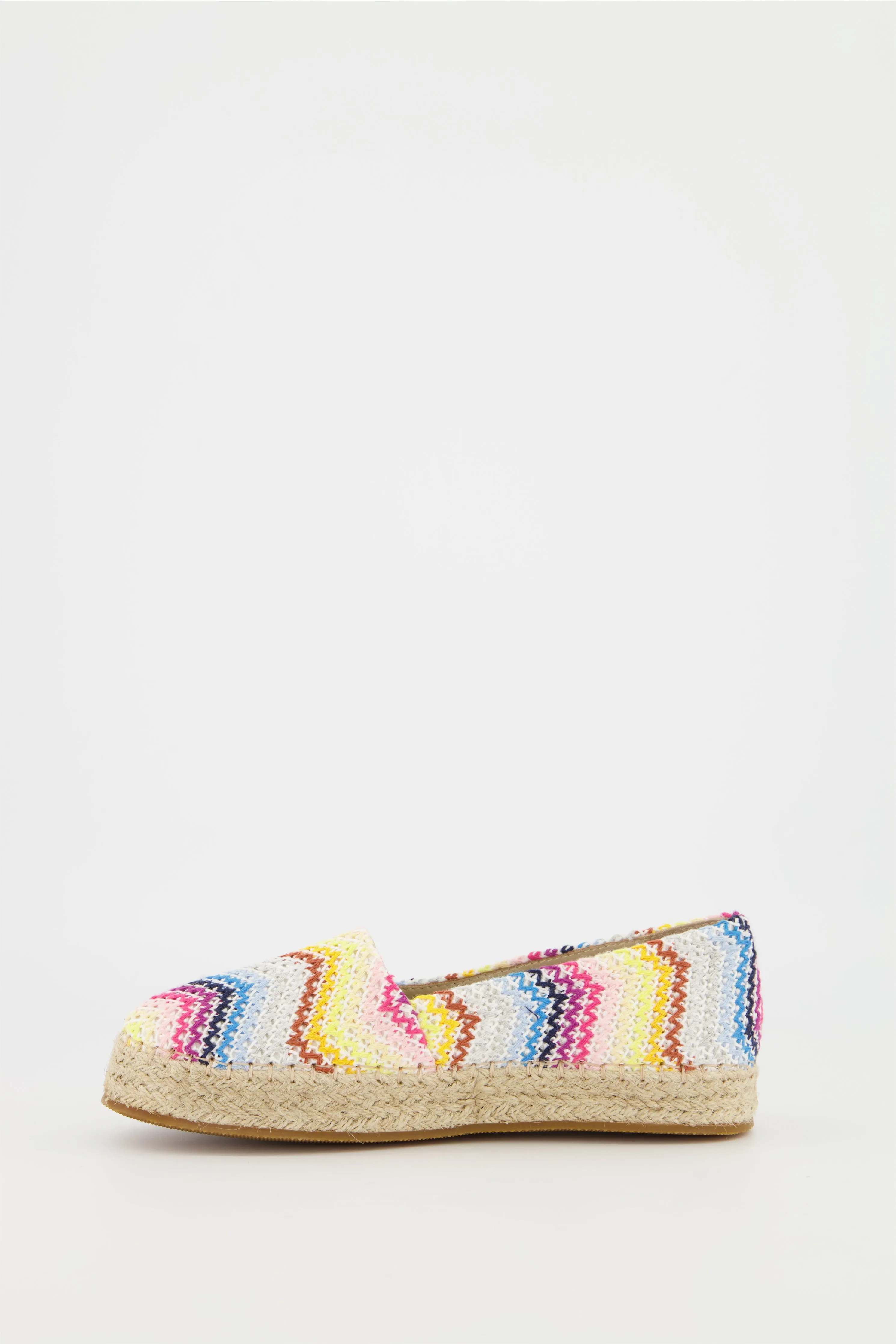 Girls Missoni White Colourful Espadrilles