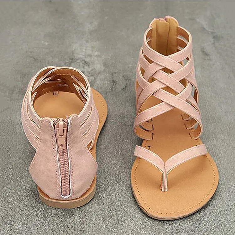 Gladiator Cross Tied Sandals