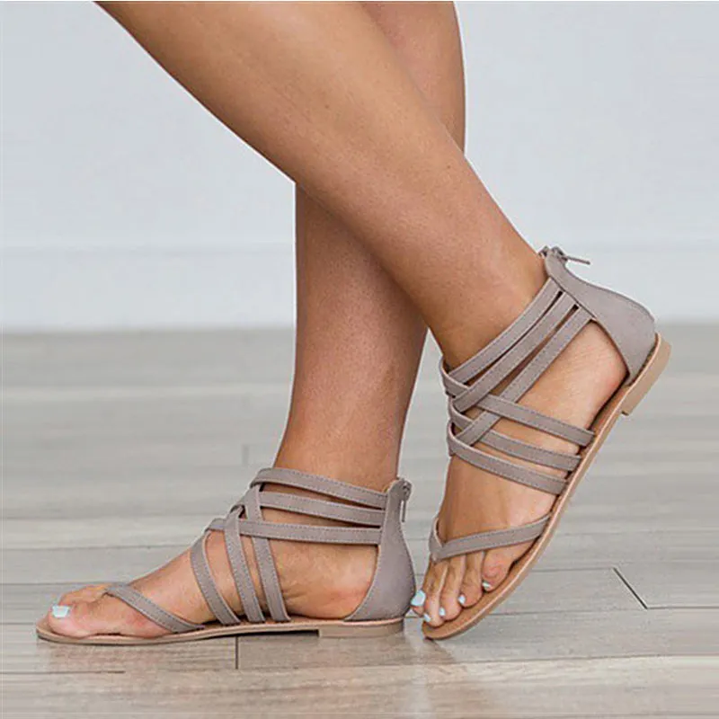 Gladiator Cross Tied Sandals