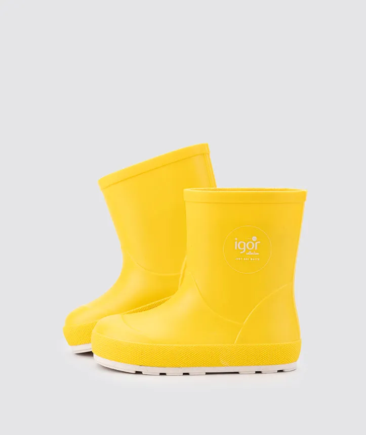 Igor Yogi Nautico Barefoot Rain Boots, Amarillo