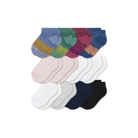 Junior Lightweight Ankle Sock 12-Pack