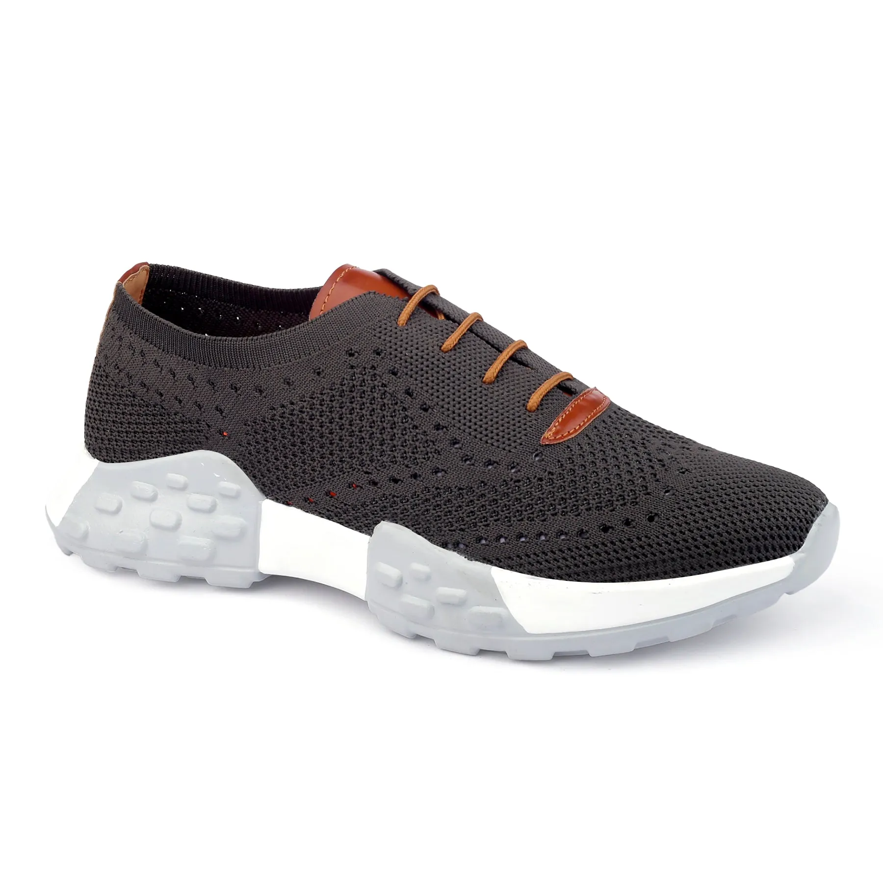 Men's Latest Knitted Casual Sports Lace-Up Shoes