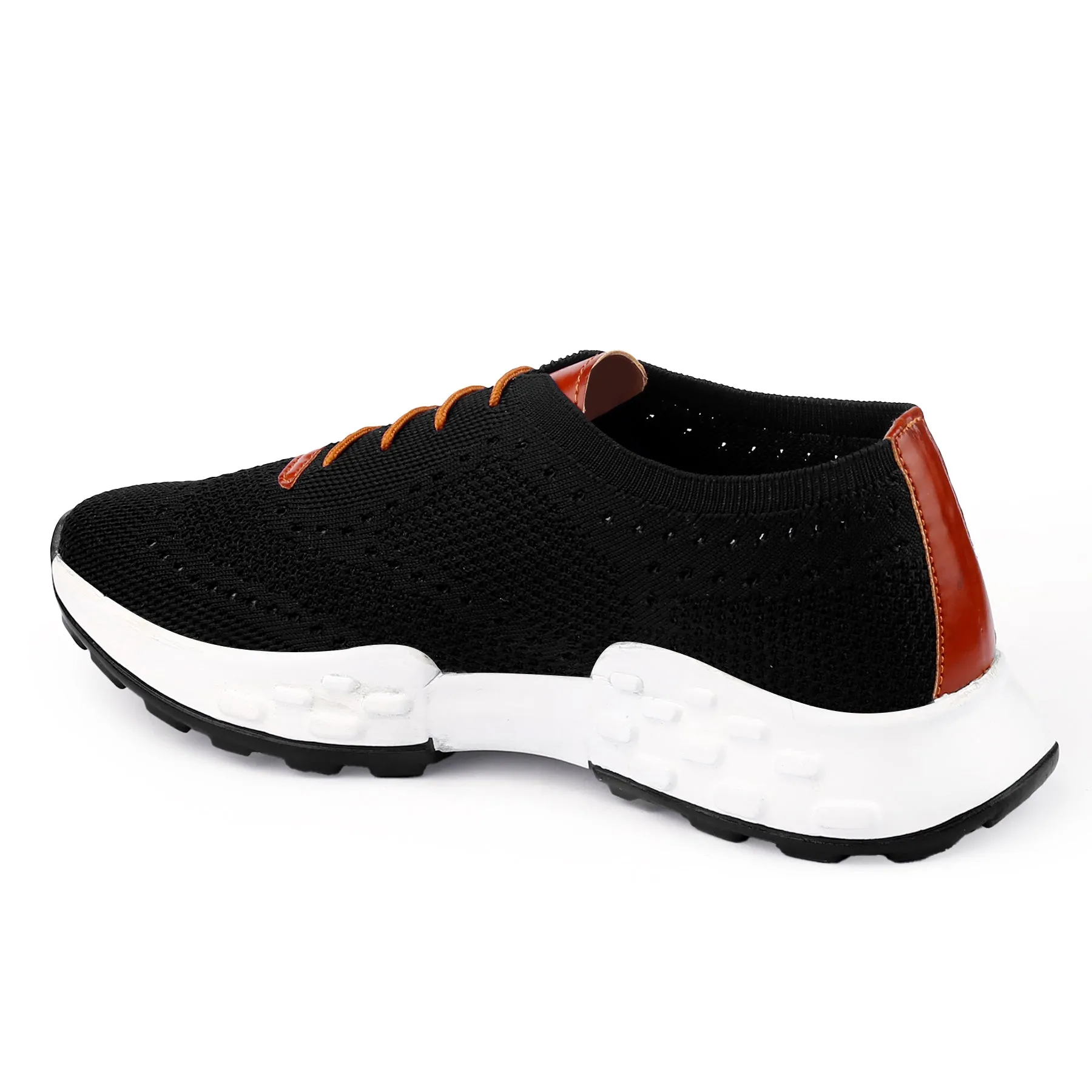 Men's Latest Knitted Casual Sports Lace-Up Shoes