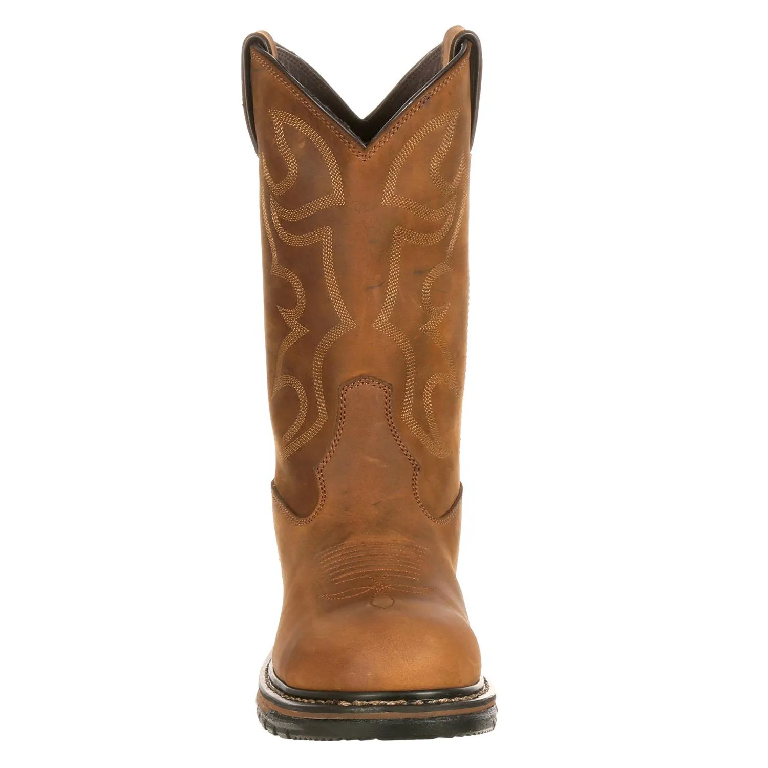 Rocky Men's Original Ride Branson Steel Toe WP Western Boots - Aztec Crazy Horse FQ0002809