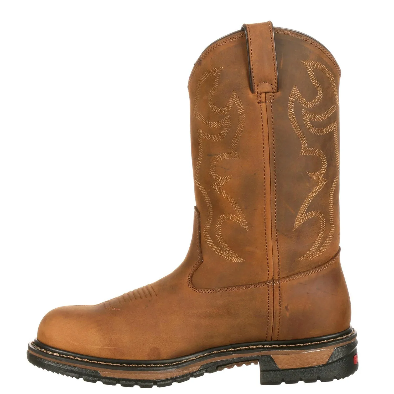 Rocky Men's Original Ride Branson Steel Toe WP Western Boots - Aztec Crazy Horse FQ0002809