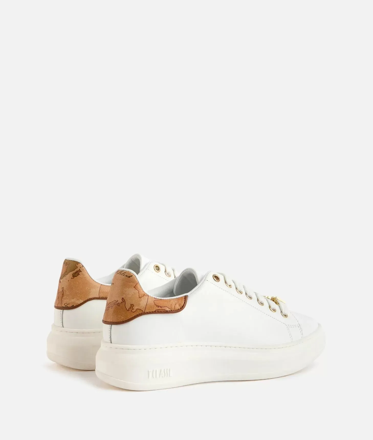 Sneakers TR light in pelle liscia con passalaccio 1ᴬ Classe Bianche