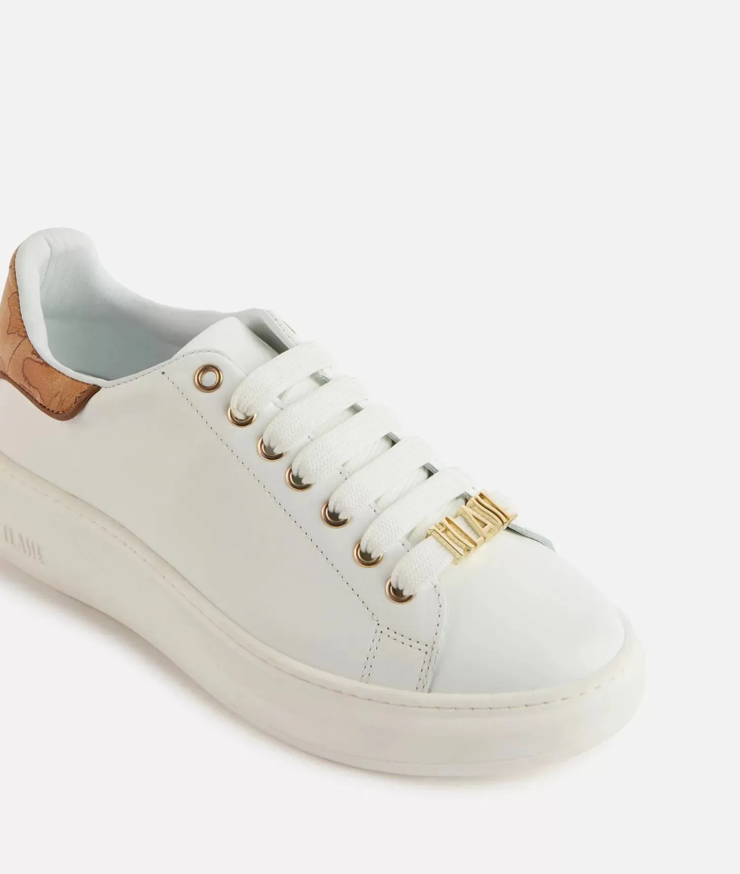 Sneakers TR light in pelle liscia con passalaccio 1ᴬ Classe Bianche