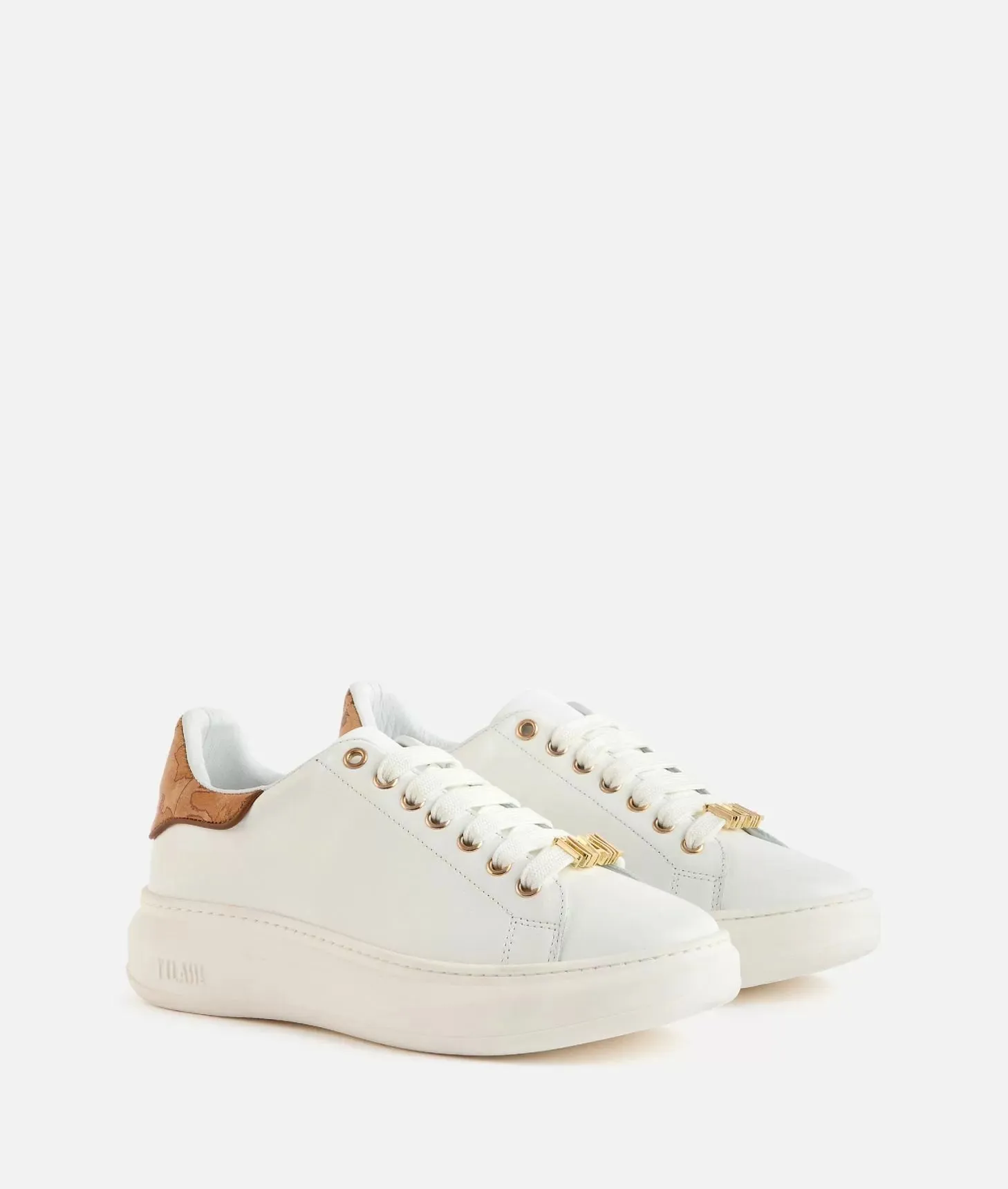 Sneakers TR light in pelle liscia con passalaccio 1ᴬ Classe Bianche