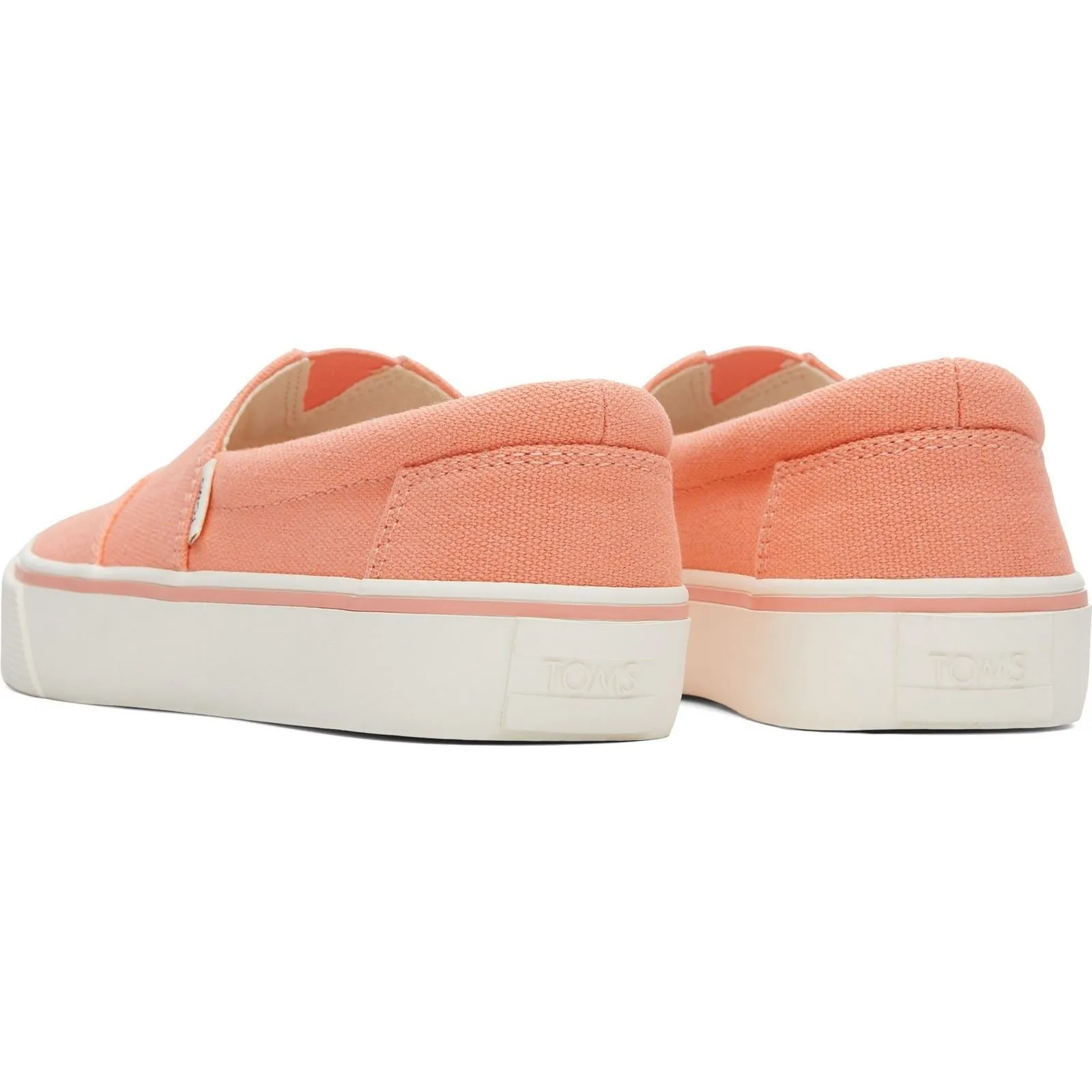 TOMS Alpargata Fenix Slip On Polyester Women's Orange Espadrilles