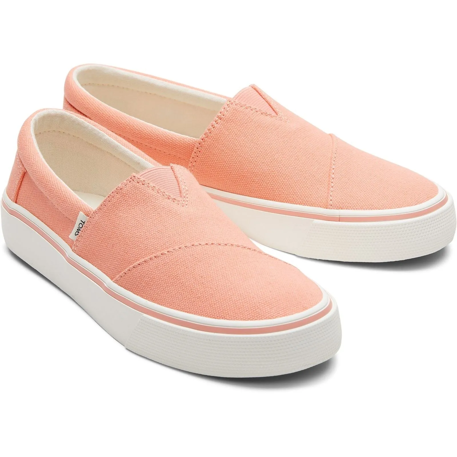 TOMS Alpargata Fenix Slip On Polyester Women's Orange Espadrilles