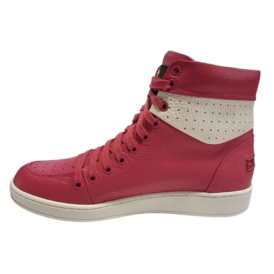 Travel Fox 900 Series Men's Fuchsia and White Leather High Top Sneakers 916101-142