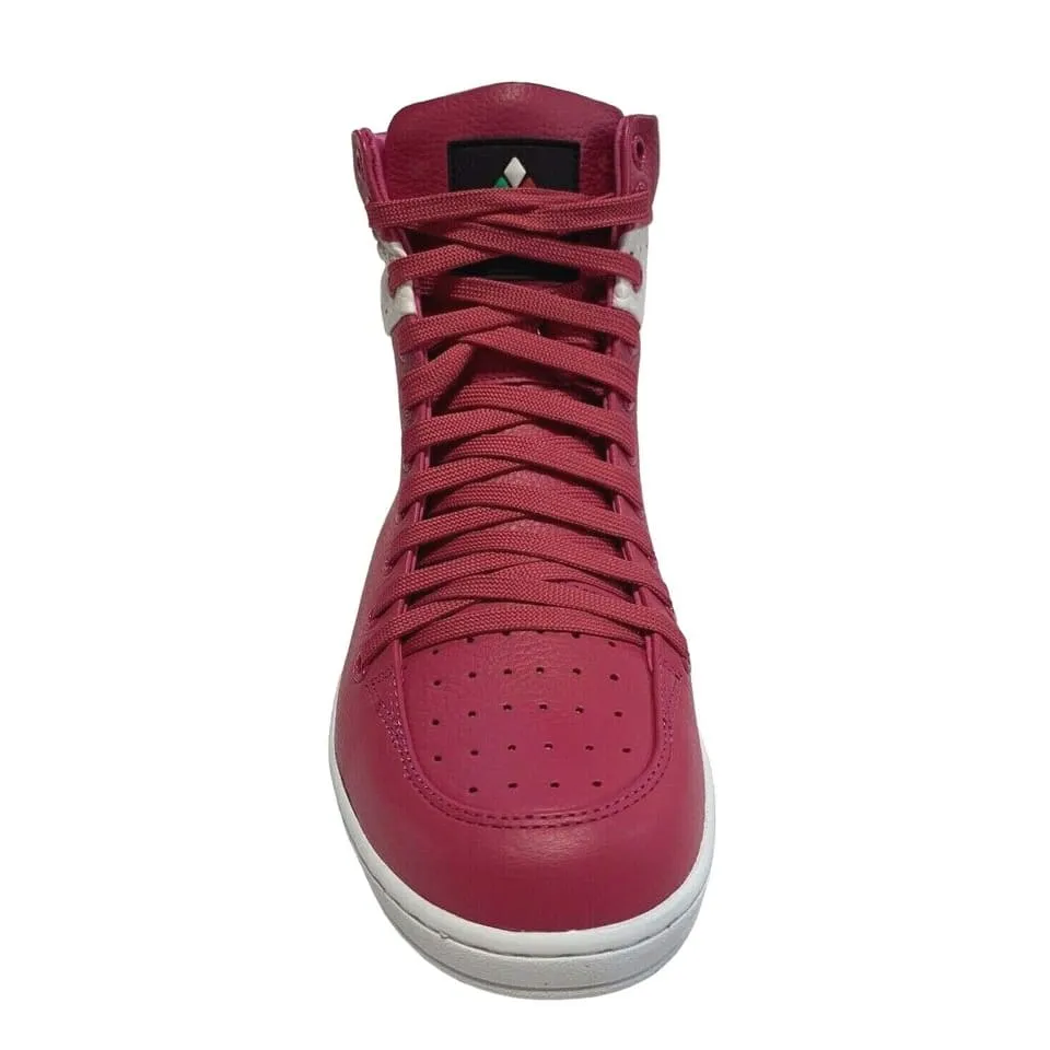 Travel Fox 900 Series Men's Fuchsia and White Leather High Top Sneakers 916101-142